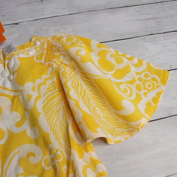 Gymboree Vintage Girl's Top Shorts Ring Size 4 Yellow Geo Collection Lot - Picture 7 of 10